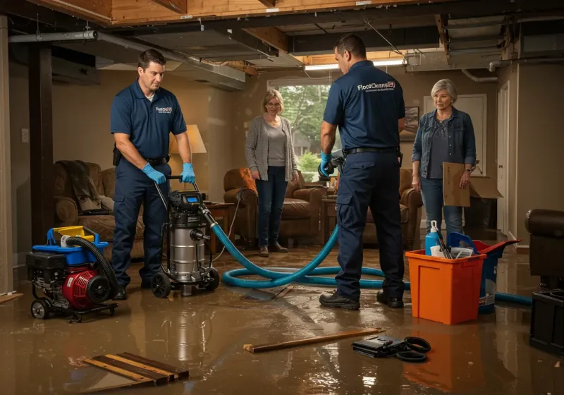 Basement Water Extraction and Removal Techniques process in Cedar Lake, IN