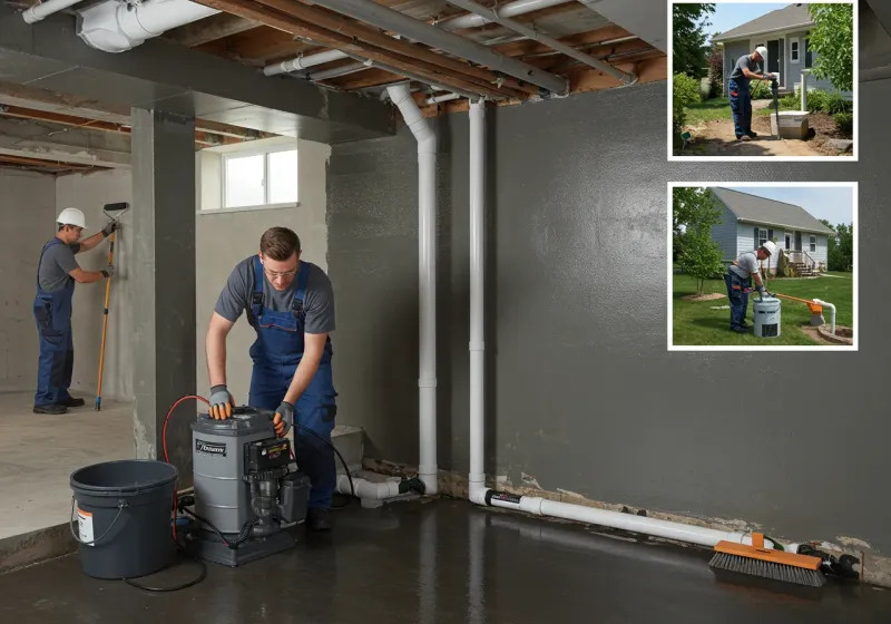 Basement Waterproofing and Flood Prevention process in Cedar Lake, IN